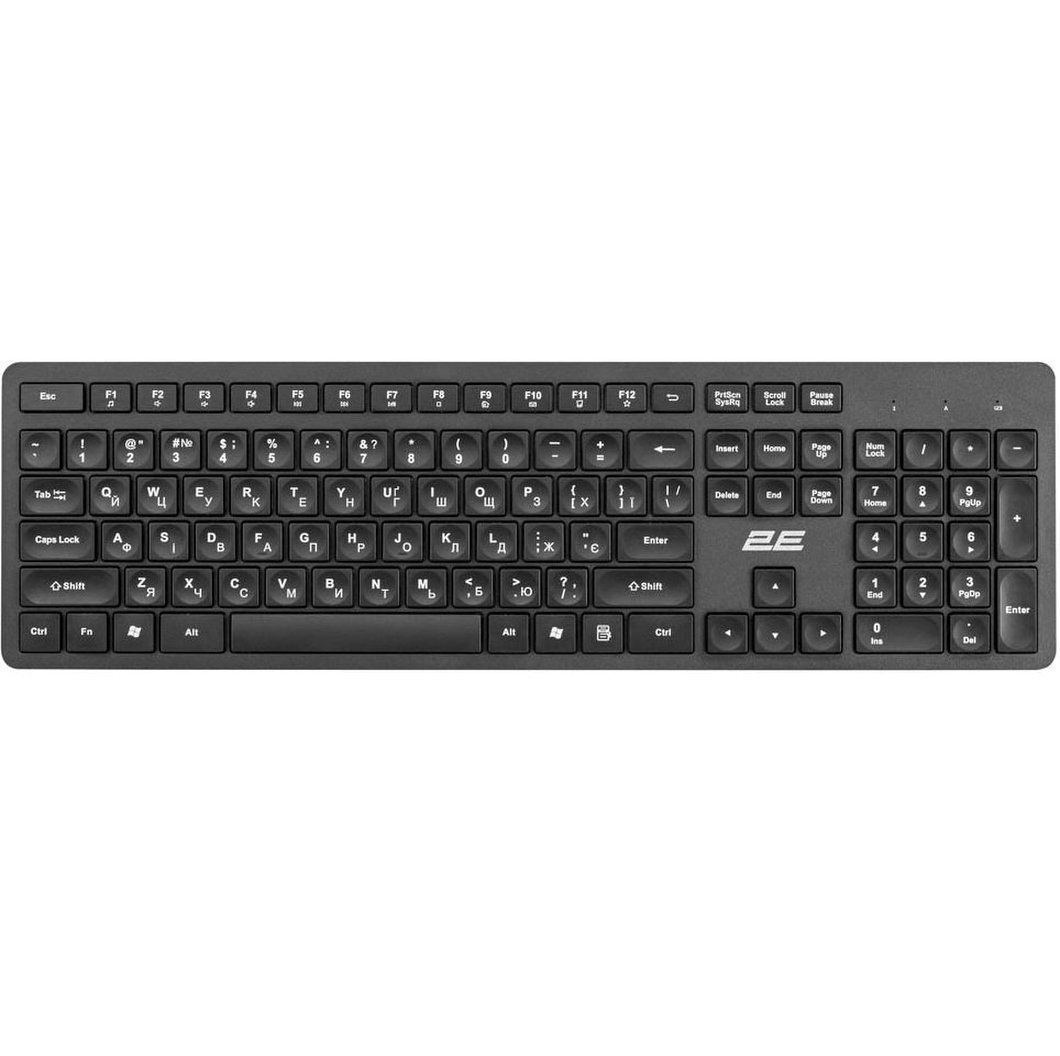 Клавіатура 2E KS260 WL Black (2E-KS260WB)